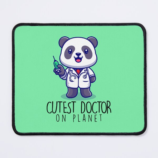 Item preview, Cutest Doctor on Planet - Funny cute medical panda with injection designed and sold by The Patootoos.