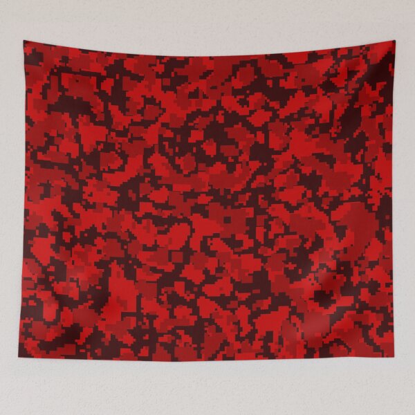 Item preview, Red Camo pattern digital Camouflage designed and sold by Tshirtstory.