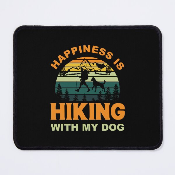 Item preview, Happiness Is A Day Spent Hiking With My Dog designed and sold by The Sticker Place.