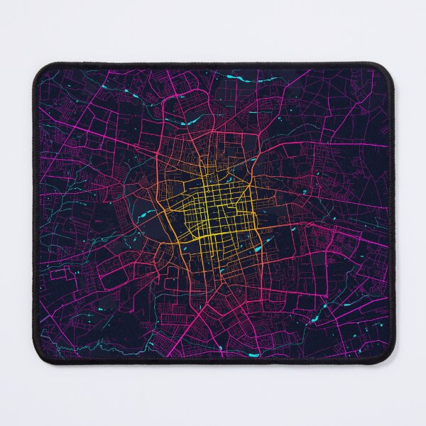 Item preview, Lodz City Map of Poland - Neon designed and sold by deMAP.