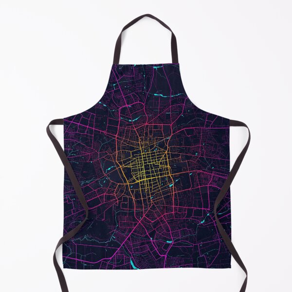 Item preview, Lodz City Map of Poland - Neon designed and sold by deMAP.