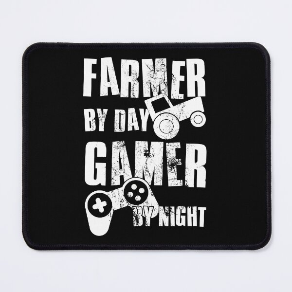 Item preview, Farmer By Day Gamer By Night, Funny Gaming Quote, Cool Dad Husband Brother Gamer designed and sold by FNStuff.