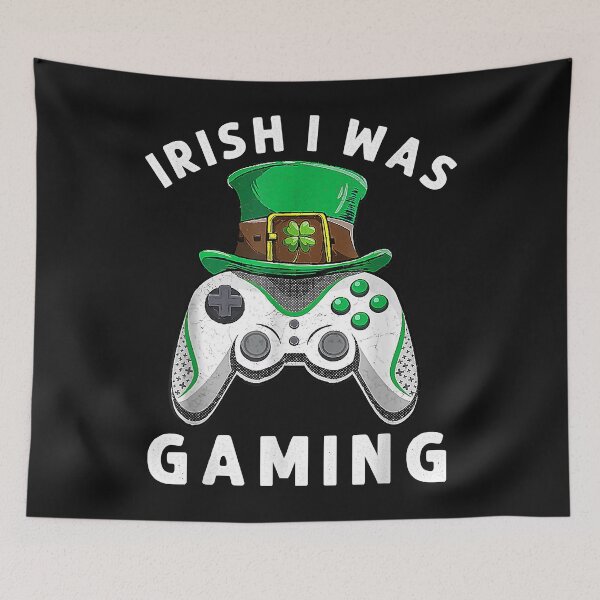 Item preview, Irish I Was Gaming Funny St Patricks Day Gamer Boys Men Gift designed and sold by TristanPierre.