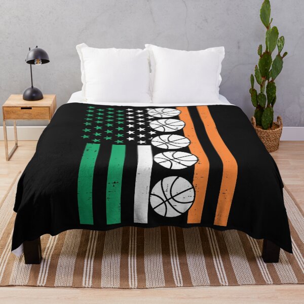 Item preview, Irish US Flag Basketball St Patricks Day Sports Patriotic designed and sold by TristanPierre.