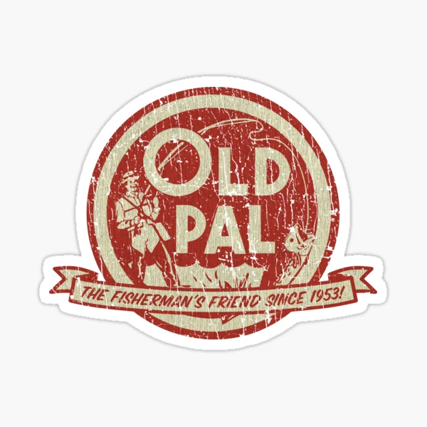Old Pal Tackle Boxes 1953 Sticker for Sale by AstroZombie6669