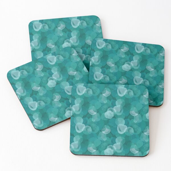 Item preview, Teal Watercolour blotches  designed and sold by TheFlairPalette.