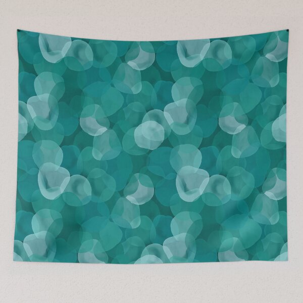 Item preview, Teal Watercolour blotches  designed and sold by TheFlairPalette.