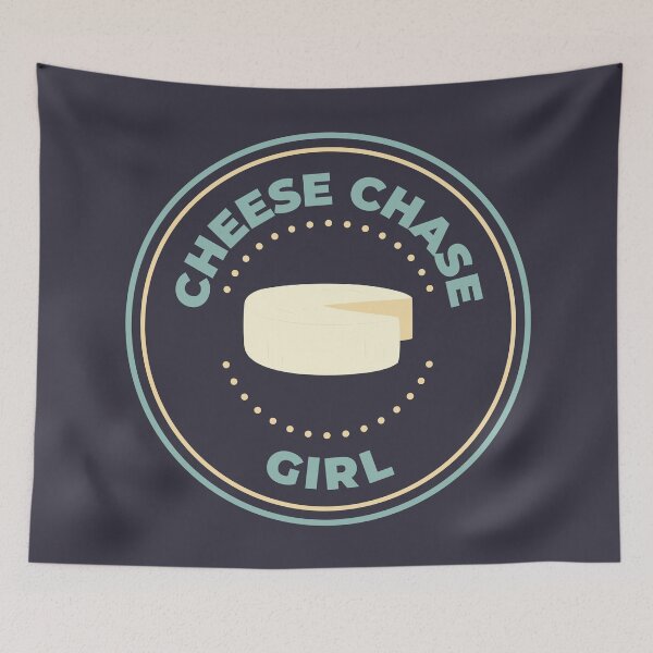 Item preview, Cheese chase girl logo round designed and sold by Morcawork.