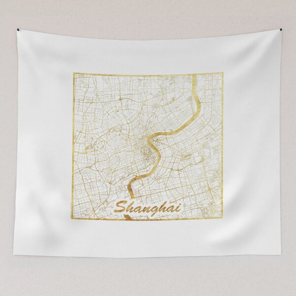 Item preview, Shanghai Map Gold designed and sold by HubertRoguski.