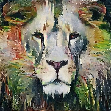 Art Work of Lion