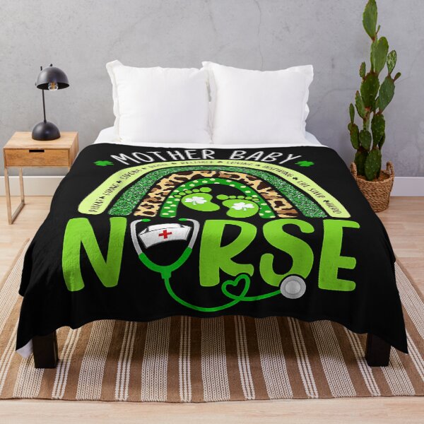 Item preview, Mother Baby Nurse Rainbow Sparkle Nursing St Patricks Day RN designed and sold by TristanPierre.