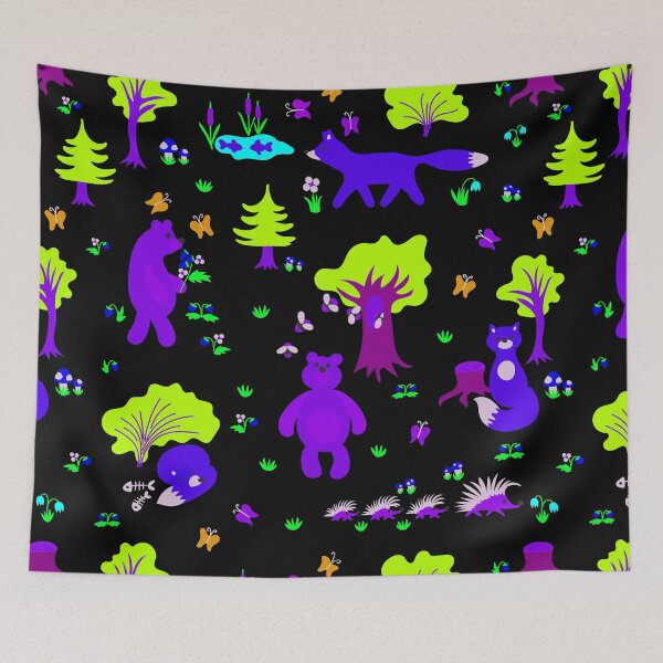 Item preview, Psychedelic Forest designed and sold by murkyswamp.