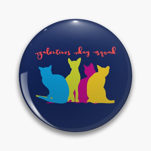 Item preview, Galentines Day Squad of Colorful Lady Cats   designed and sold by FlynnHansen.