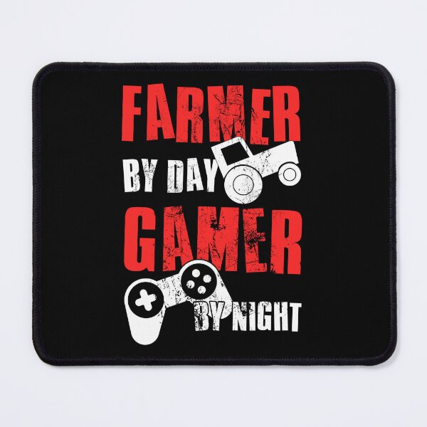 Item preview, Farmer By Day Gamer By Night, Funny Gaming Quote, Cool Dad Husband Brother Gamer designed and sold by FNStuff.