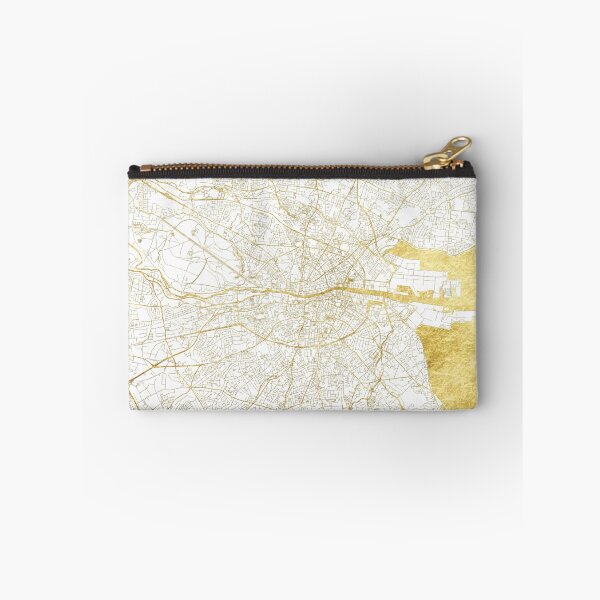 Item preview, Dublin Map Gold designed and sold by HubertRoguski.
