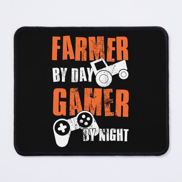 Item preview, Farmer By Day Gamer By Night, Funny Gaming Quote, Cool Dad Husband Brother Gamer designed and sold by FNStuff.