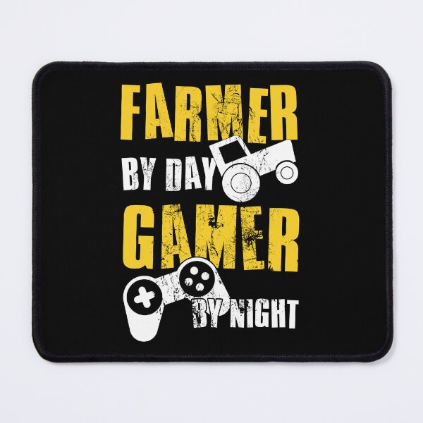 Item preview, Farmer By Day Gamer By Night, Funny Gaming Quote, Cool Dad Husband Brother Gamer designed and sold by FNStuff.