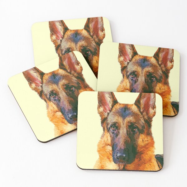 Artikelvorschau, Deutscher Schäferhund СFarbdruck entworfen und verkauft von artdragongift 15.