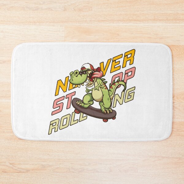 Item preview, Funny Dinosaur Skating Never Stop Rolling designed and sold by skeierleber4327.