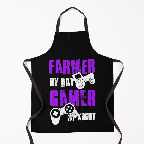 Item preview, Farmer By Day Gamer By Night, Funny Gaming Quote, Cool Dad Husband Brother Gamer designed and sold by FNStuff.