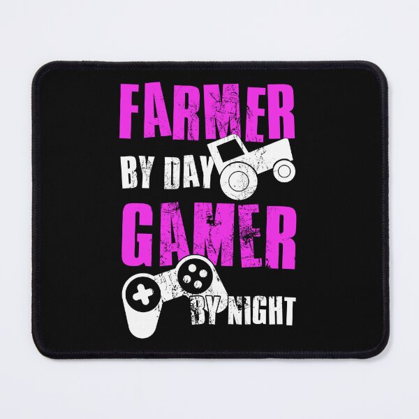 Item preview, Farmer By Day Gamer By Night, Funny Gaming Quote, Cool Dad Husband Brother Gamer designed and sold by FNStuff.