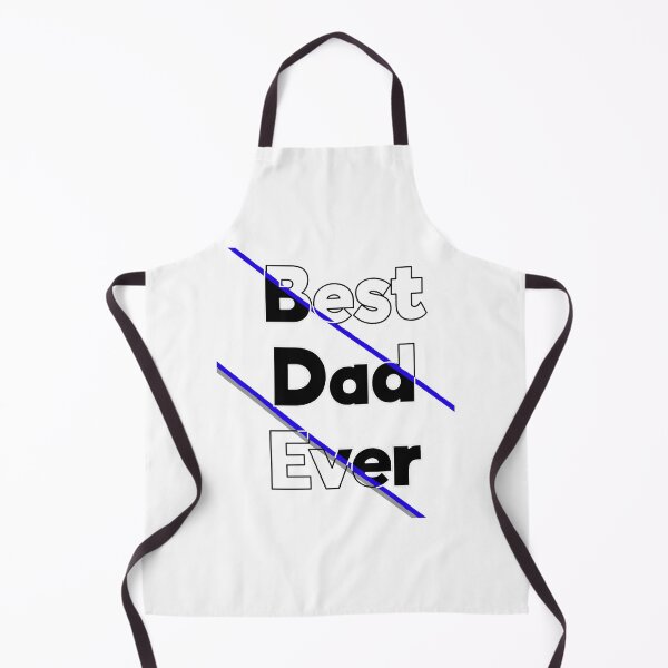 Item preview, Best Dad Ever with blue stripes designed and sold by UncleStuScience.