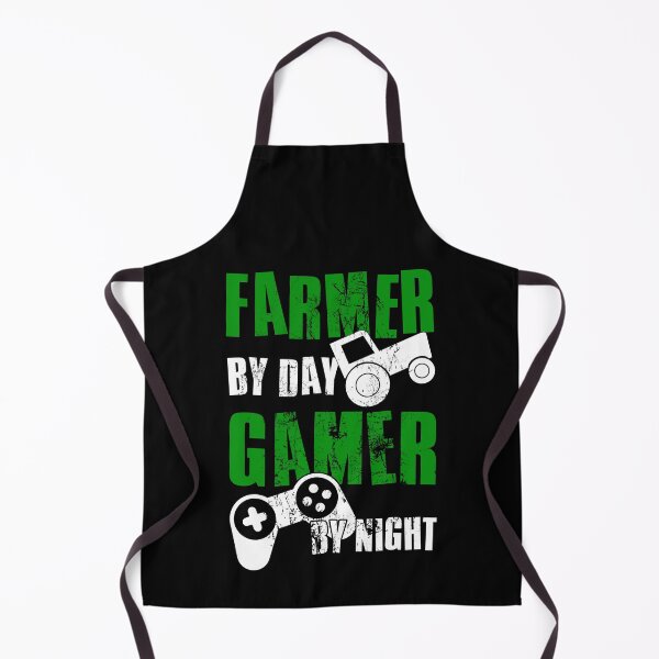 Item preview, Farmer By Day Gamer By Night, Funny Gaming Quote, Cool Dad Husband Brother Gamer designed and sold by FNStuff.