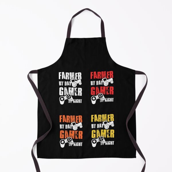 Item preview, Farmer By Day Gamer By Night, Funny Gaming Quote,Sticker pack designed and sold by FNStuff.