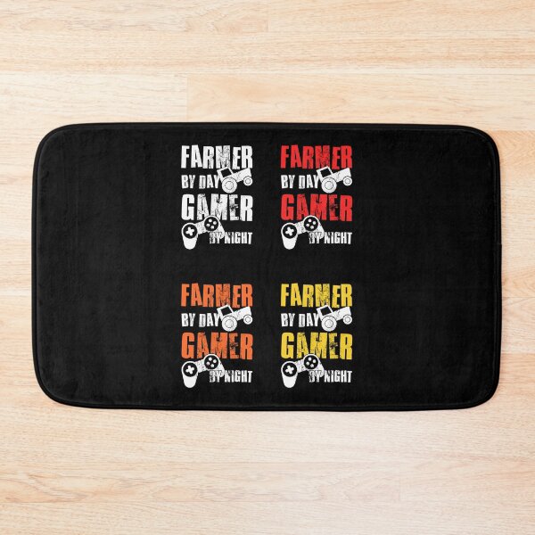 Item preview, Farmer By Day Gamer By Night, Funny Gaming Quote,Sticker pack designed and sold by FNStuff.