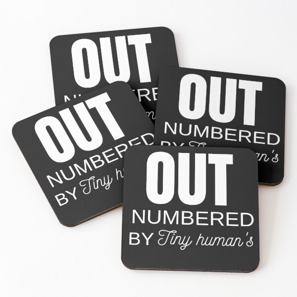 Item preview, Out Numbered by Tiny Humans designed and sold by samfromsamuel ⭐⭐⭐⭐⭐.