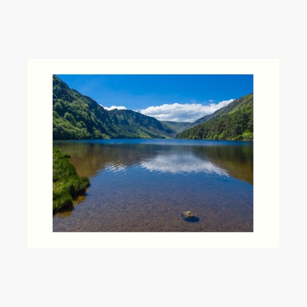 Upper Lake at Glendalough Art Print