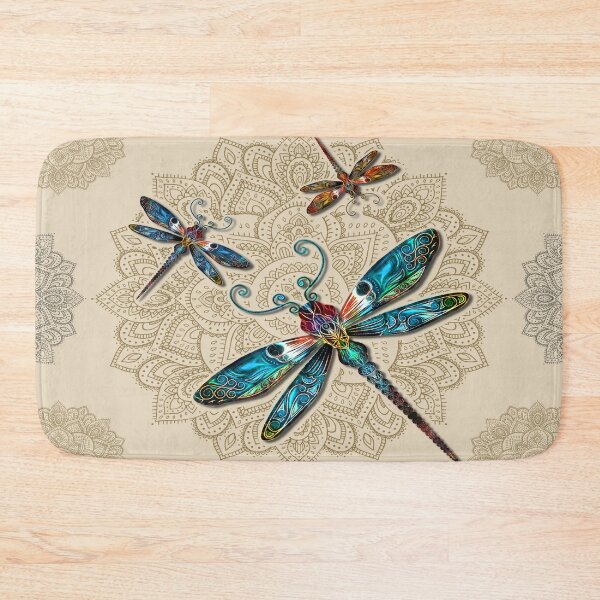 Item preview, Dragonfly Vintage Mandala designed and sold by MatildaWatson.