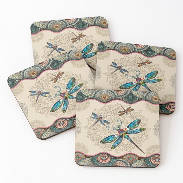 Item preview, Dragonfly Vintage Mandala designed and sold by MatildaWatson.