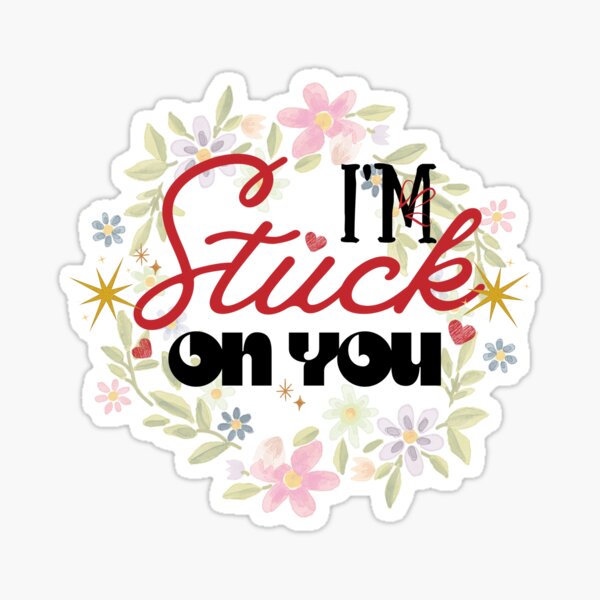 Im Stuck Stickers for Sale Redbubble 