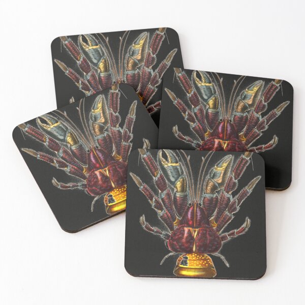 Item preview, Coconut Crab ( Robber Crab) Sticker designed and sold by JacquelineSchul.