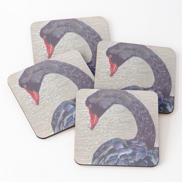 Item preview, Black Swan close up designed and sold by Sandra Johnston.