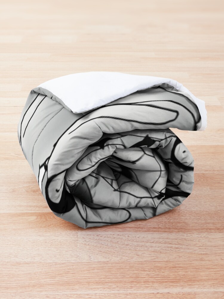 Alternate view of Creche, Emperor Penguin Chicks Art Comforter