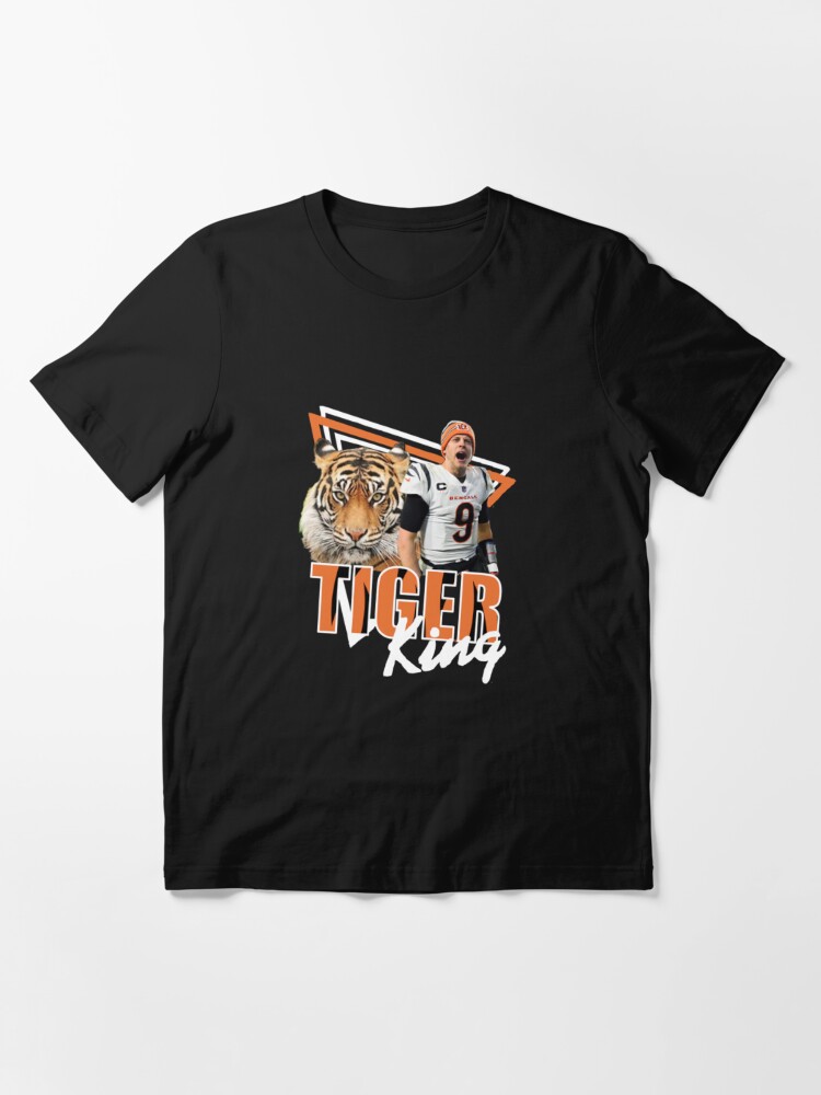 Joe Burrow Tiger King Shirt Cincinnati Bengals Gift - Happy Place for Music  Lovers