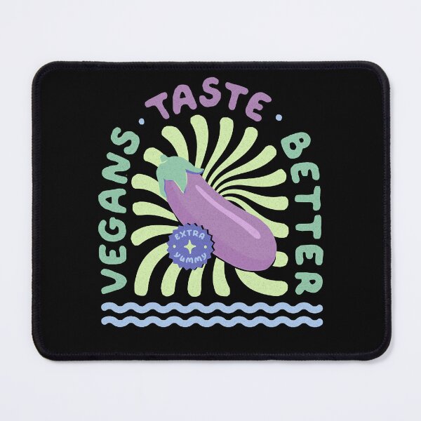 Item preview, Vegans Taste Better Eggplant Graphic For Fans designed and sold by EggplantAloha.