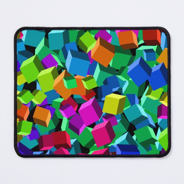 Item preview, Abstract Art Colorful Shades Cubes designed and sold by chahakisha.