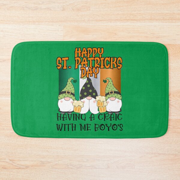 Item preview, HAPPY ST. PATRICKS DAY, HAVING A CRAIC WITH ME BOYO'S, WHAT'S THE CRAIC, FECKING EEJIT,  designed and sold by R B Chrystal.
