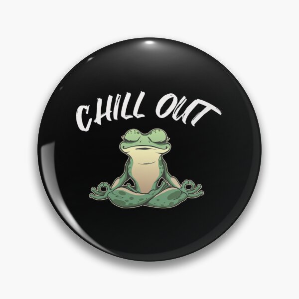 Artikelvorschau, Frosch Chill Out Lustiges Meditations- und Yoga-Geschenk entworfen und verkauft von ColubatTarn.