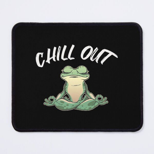 Item preview, Frog Chill Out Funny Meditation & Yoga Gift designed and sold by ColubatTarn.