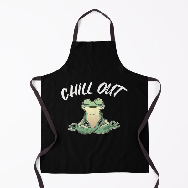 Item preview, Frog Chill Out Funny Meditation & Yoga Gift designed and sold by ColubatTarn.