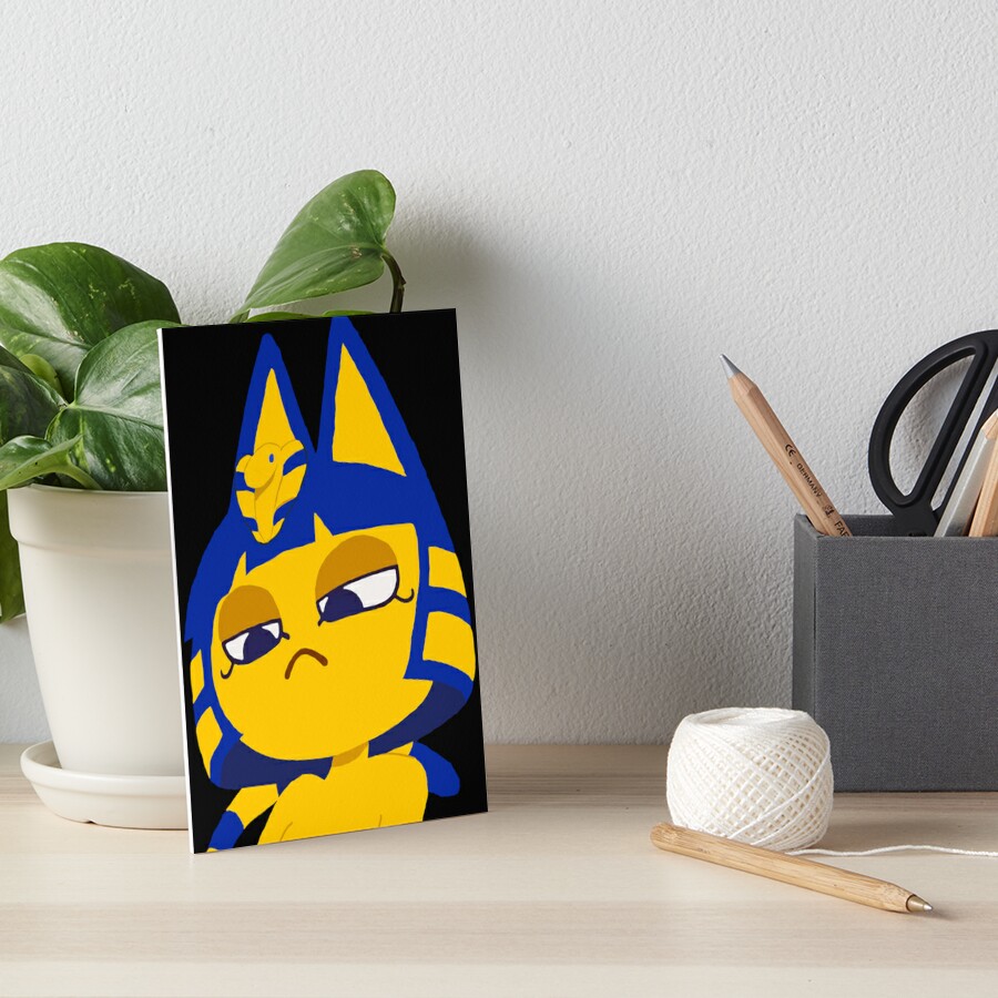 "Ankha Ankha Zone TikTok Trend & MEME Minus8 Sticker" Art Board Print ...