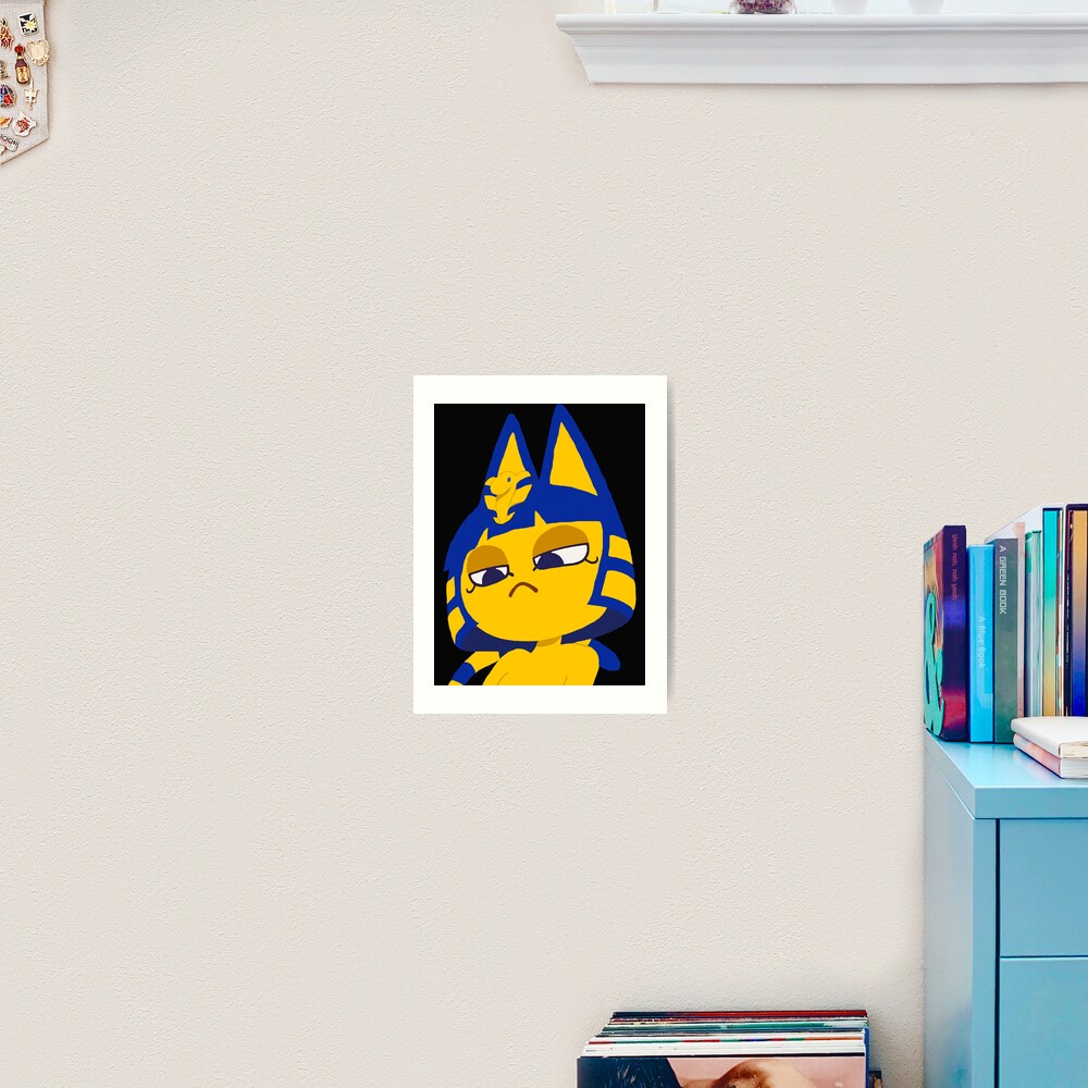 "Ankha Ankha Zone TikTok Trend & MEME Minus8 Sticker" Art Print By ...