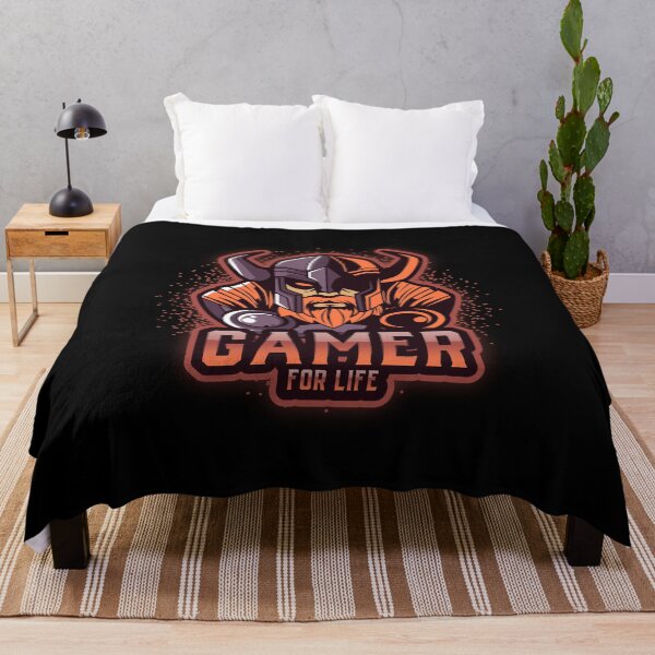 Item preview, Gamer for Life with Thunder Nordic God designed and sold by PRIVARSHU.