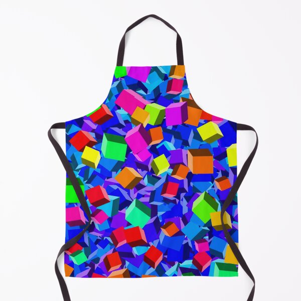 Item preview, Abstract Art Colorful Shades Cubes designed and sold by chahakisha.
