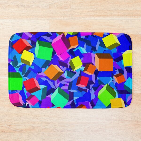 Item preview, Abstract Art Colorful Shades Cubes designed and sold by chahakisha.