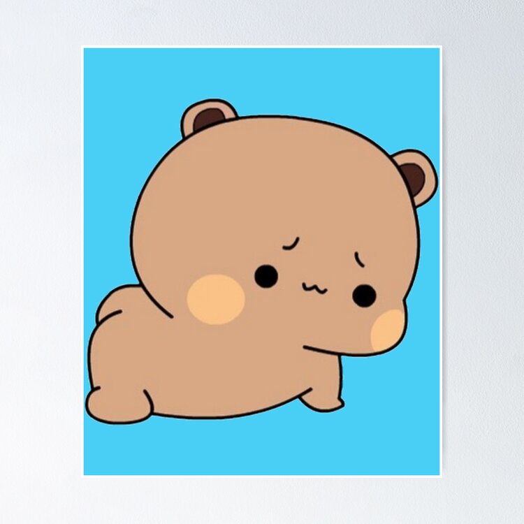 Dudu Is Backache He Cannot Do Exercise   Sticker
